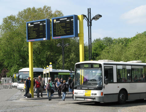 Public Transit in Bruges Belgium