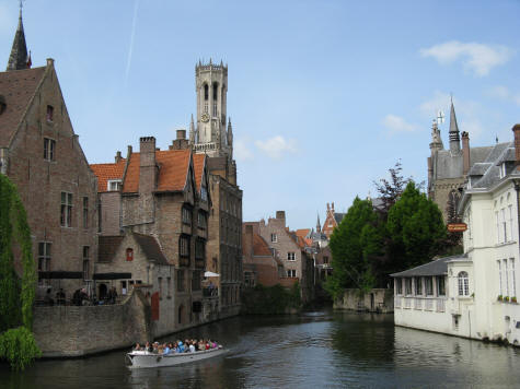 Canal Boat Cruises in Bruges Belgium