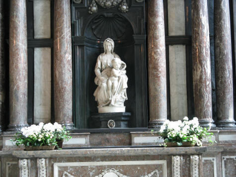 Michelangelo's Madonna and Child, Bruges Belgium
