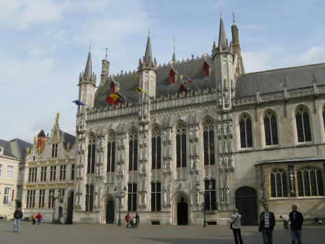 Town Hall in Bruges Belgium (Stadhuis)